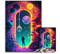 Puzzle "Porta verso l'ignoto" da 1000 pezzi per adulti. Puzzle per adulti. Regalo perfetto per genitori, amanti e amici. Età 14+. Dimensioni: 50x75CM/19,68x29,52 pollici.