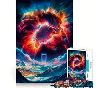 Puzzle Portal Blue da 1000 pezzi per adolescenti, ideale per rafforzare la memoria, calmare e rilassarsi, con bordi di qualità, regalo perfetto (38x26cm)