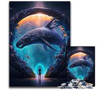 Puzzle "Portale per l'acqua" da 1000 pezzi per adulti, puzzle impossibili per adulti, per decorazioni per la casa, allenamento del cervello e regali per le feste, 50x75CM/19,68x29,52 pollici
