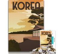 Puzzle poster di viaggi nel mondo per adulti e adolescenti, puzzle da 1000 pezzi, aiuta il cervello a esercitare giocattoli avvincenti per coltivare la pazienza, un'opera d'arte 75x50cm