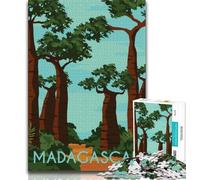 Puzzle poster di viaggi nel mondo per adulti e adolescenti, puzzle da 1000 pezzi, giocattoli, giochi educativi, antistress, lista dei desideri con Babbo Natale, 38x26cm