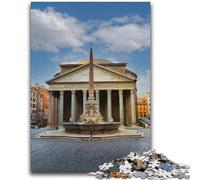Puzzle poster Pantheon Roma Italia 2000 pezzi per adolescenti, adatto per bambini dai 14 anni in su Divertimento in famiglia È ideale come regalo per tutta la famiglia 2000 pezzi (70x100cm)