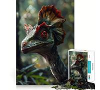Puzzle preistorico di Dilofosauro per ragazzi, 1000 pezzi, gioco cognitivo, hobby tranquillo, bordo premium, regalo di Natale 38x26cm