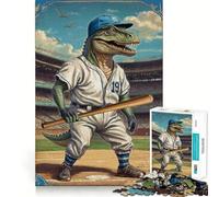 Puzzle preistorico Slugger per ragazzi, 1000 pezzi, stimola la memoria, ideale per il tempo libero, con bordi netti, un regalo perfetto 38x52cm