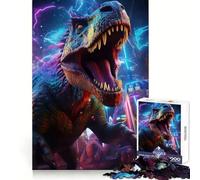 Puzzle preistorico Trex da 1000 pezzi per adulti, gioco di logica e intrattenimento rilassante, pezzo di alta qualità 38x26cm