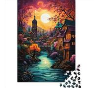 Puzzle Premium Da 1000 Pezzi in Legno, Tema Architettura urbana, Esperienza Unica Di Gioco Per Adulti E Adolescenti, Perfetto Per I Momenti in Famiglia