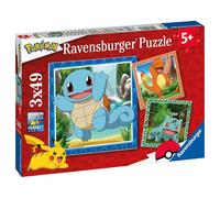 Puzzle Premium Ravensburger Pokemon 3x 49 Pezzi Per Bambini Di 5+ Anni Sigillato