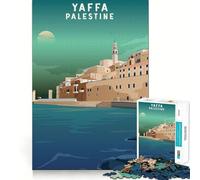 Puzzle premium Yaffa Palestine da 1000 pezzi per adolescenti migliora la memoria, rilassante e divertente, con bordi netti, 38x52cm