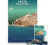 Puzzle premium Yaffa Palestine per adulti, 1000 pezzi, stimolante per la mente, ideale per calmare l'organismo e creare opere d'arte 38x26cm