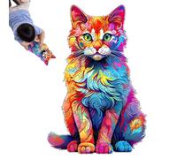 Puzzle prescolari per, puzzle di animali - Giocattoli di apprendimento in legno a forma di animale,Gioco da tavolo con animali, giocattoli educativi in legno