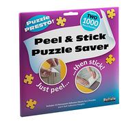 Puzzle Presto! Peel & Stick Puzzle Saver: L'originale e ancora il modo migliore per conservare il tuo puzzle finito! 16 fogli adesivi e 4 hangar adesivi. Conserva due puzzle da 1000 pezzi!