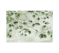 Puzzle primaverile ad acquerello con pioppo per adulti, 300 pezzi, divertenti puzzle stampati in legno con foglie di piante, decorazione con motivo botanico per l'intrattenimento domestico