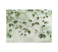 Puzzle primaverile ad acquerello con pioppo per adulti, 500 pezzi, divertenti puzzle stampati in legno con foglie di piante, decorazione con motivo botanico per l'intrattenimento domestico