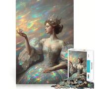 Puzzle Principessa Opal per adolescenti, 1000 pezzi, stimola la memoria, gioco lento, bordi puliti, regalo di Natale 38x52cm