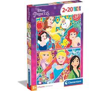 Puzzle Principesse Disney 2x20 Pezzi Clementoni Super Color 3 Anni+
