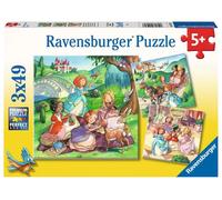 Puzzle Principesse Ravensburger 3x49 pezzi