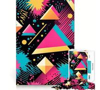Puzzle Prism Paradise da 1000 pezzi per ragazzi, stimola la memoria, rilassante e divertente, con un design accattivante e una piacevole sorpresa 38x52cm