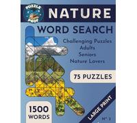 Puzzle Prof’s Nature Word Search Puzzle Book for Adults and Seniors: A Collection of Challenging Large Print Word Search Puzzles with a Nature Theme