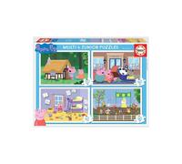 Puzzle progressivi Peppa Pig - EDUCA - MULTI 4 JUNIOR - 50 a 150 pezzi - Per bambini dai 3 anni in su