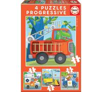 Puzzle Progressivo Animali Selvatici - EDUCA - Meno di 100 pezzi - Per Bambini