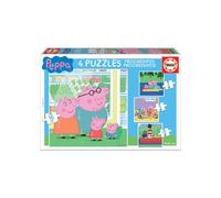 Puzzle Progressivo Peppa Pig - EDUCA - 4 puzzle da 6 a 16 pezzi - Cartoni animati e fumetti