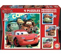 Educa - Puzzle Auto 4v1 educa - 1-39 Pezzi
