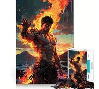Puzzle Prometeo︰ Fuoco Eterno per Adolescenti, 1000 Pezzi, Gioco di Pura Logica, Tranquillo, Calmo, Pulito, Decorazione da Parete 50x75cm