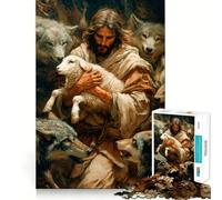 Puzzle "Protezione di Gesù" per ragazzi, 1000 pezzi, stimola la memoria, ideale per il tempo libero, con bordi puliti, un regalo perfetto 50x75cm