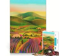 Puzzle Provenza da 1000 pezzi per ragazzi stimola la memoria, rilassante e divertente, con bordi precisi, un regalo pensato con cura 38x26cm