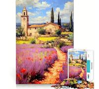 Puzzle Provenza Francia per ragazzi, 1000 pezzi, stimola la memoria, ideale per il tempo libero, con bordi puliti, un regalo perfetto 38x52cm