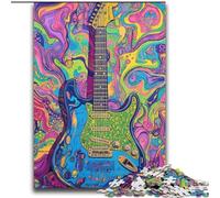 Puzzle psichedelici con chitarra per adolescenti, 2000 puzzle, modelli da assemblare, attività divertenti da fare a casa, regalo di compleanno, regali da viaggio (70x100cm)
