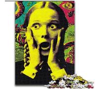 Puzzle psichedelici da 1000 pezzi, regali per adolescenti, giochi divertenti per famiglie, attività divertenti a casa, regalo di compleanno, regali da viaggio (26x38cm)