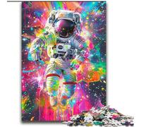 Puzzle psichedelici di astronauti per adulti e adolescenti, per età 14+, giochi divertenti, attività divertenti a casa, regali di compleanno, regali di viaggio (70x100cm)