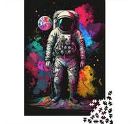 Puzzle psichedelici di astronauti per adulti, puzzle da 1000 pezzi per adolescenti dai 12 anni in su, regali per la vigilia di Natale, 1000 pezzi (75x50 cm)