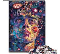Puzzle psichedelici per adulti e adolescenti, adatti a bambini dai 14 anni in su, ideali come regalo per tutta la famiglia (70x100cm)