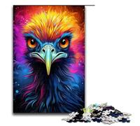 Puzzle psichedelico colorato da 1000 pezzi di Emu puzzle per adulti adatto a coppie e adolescenti dai 14 anni in su 1000 pezzi (75x50 cm).