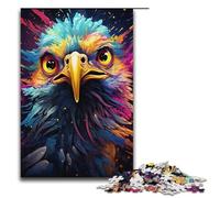 Puzzle psichedelico colorato di Emu da 1000 pezzi per bambini puzzle in legno decorazioni artistiche per la casa 1000 pezzi (38x26 cm)