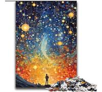Puzzle psichedelico colorato per adulti, 2000 pezzi, giocattolo educativo intellettuale decomprimente, gioco educativo per compleanni e Natale (70x100cm)