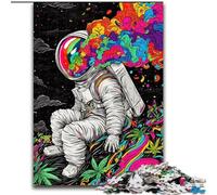 Puzzle psichedelico da 1000 pezzi con astronauta per adolescenti e adulti, divertenti attività di assemblaggio di modelli a casa, regalo di compleanno, regali di viaggio (50x75cm)