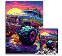 Puzzle psichedelico da 1000 pezzi per adulti, puzzle in legno per decorazioni per la casa, allenamento del cervello e regali per le feste, 50x75CM/19,68x29,52 pollici
