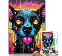 Puzzle psichedelico da 1000 pezzi, puzzle di iene per adolescenti, giocattoli, giochi educativi, antistress, interazione genitore-figlio, 50x75cm