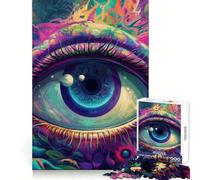 Puzzle psichedelico del terzo occhio per adolescenti, 1000 pezzi, gioco intellettuale, divertimento in casa, taglio di qualità, regalo creativo (38x52cm)