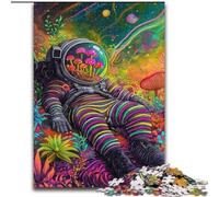 Puzzle psichedelico di astronauti per adolescenti, 1000 pezzi, adatti a persone dai 14 anni in su, idee regalo per la decorazione della casa (26x38cm)