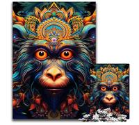 Puzzle psichedelico per adulti, 1000 pezzi, puzzle in legno, gioco rompicapo per adolescenti, regalo perfetto per le feste, 50x75CM/19,68x29,52 pollici