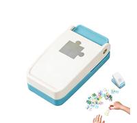 Puzzle Punch Tool, Diy Craft Cutter Set, Jigsaw Shape Paper Punch, Scrapbooking Card Making Tool, Photo Craft Project Shape Cutter, for Handmade Album Paper Art Creative Use Kit 4,92 x 2,56 x 1,77