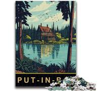 Puzzle Put In Bay Ohio da 1000 pezzi per adolescenti, giocattoli da gioco stimolanti Ogni pezzo è unico Gioco stimolante e divertente per tutta la famiglia, 1000 pezzi (26x38cm)