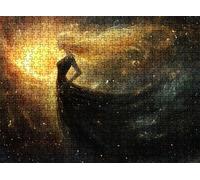 puzzle, puzzle 1000 pezzi per Adulti con Poster Incluso, Puzzles Legno per Gioco Familiare, Gioco Educativo e Antistress,Decorazione Parete Casa, Regalo Compleanno, 75 x 50 cm Bellezza universo w0-577