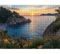 puzzle, puzzle 5000 pezzi per Adulti con Poster Incluso, Puzzles Legno per Gioco Familiare, Gioco Educativo e Antistress, Decor Casa, Regalo Compleanno, 156.5 x 105.5 cm paesaggio spiaggia w0-186