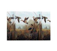 Puzzle, puzzle per adulti Puzzle impegnativo 1000 pezzi Puzzle con immagini in legno, Caccia Volante Selvaggia
