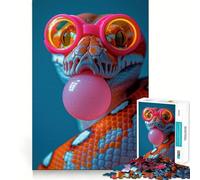 Puzzle Python Bubblegum per ragazzi, 1000 pezzi, gioco di intelligenza, divertimento in casa, taglio di qualità, regalo creativo (38x52cm)